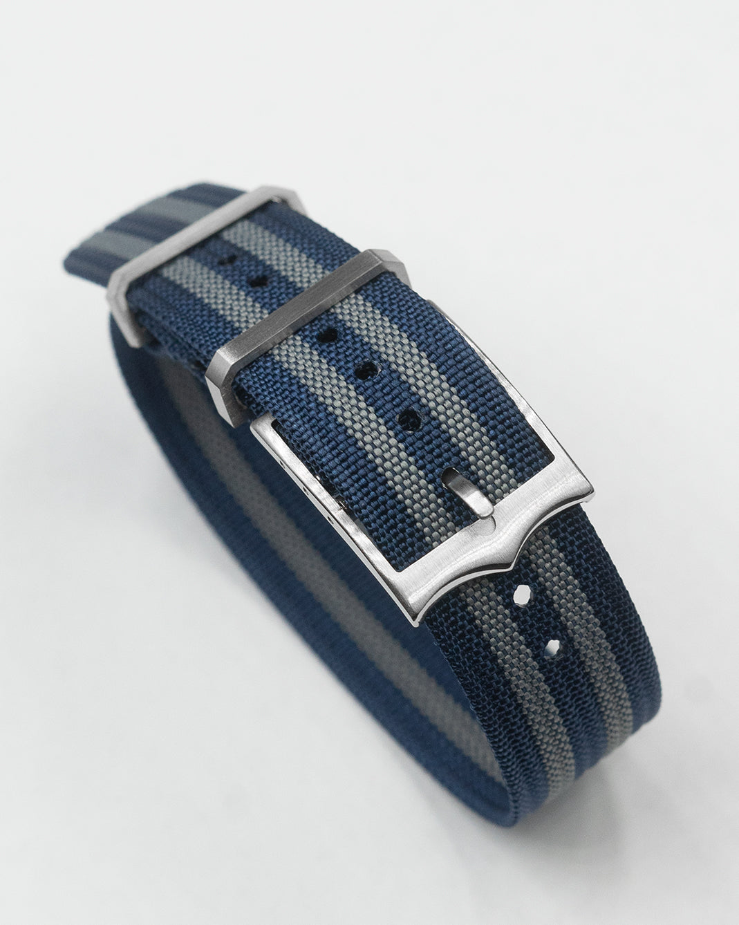Blackbay Adjustable III - Navy Blue Double Grey Stripe
