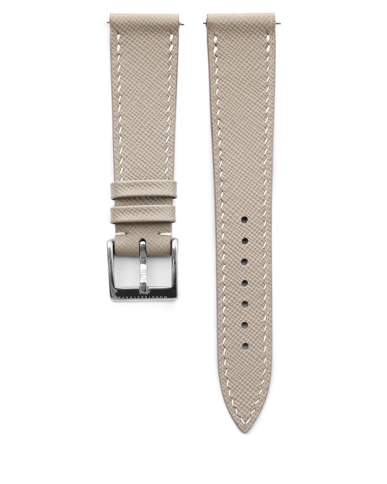 Saffiano Leather Strap (Ivory)
