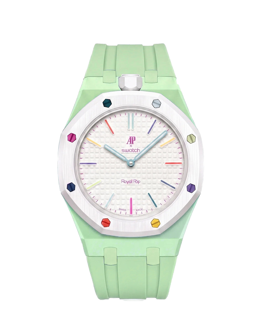 Rubber Strap Conversion for Royal Pop Huit Blanc