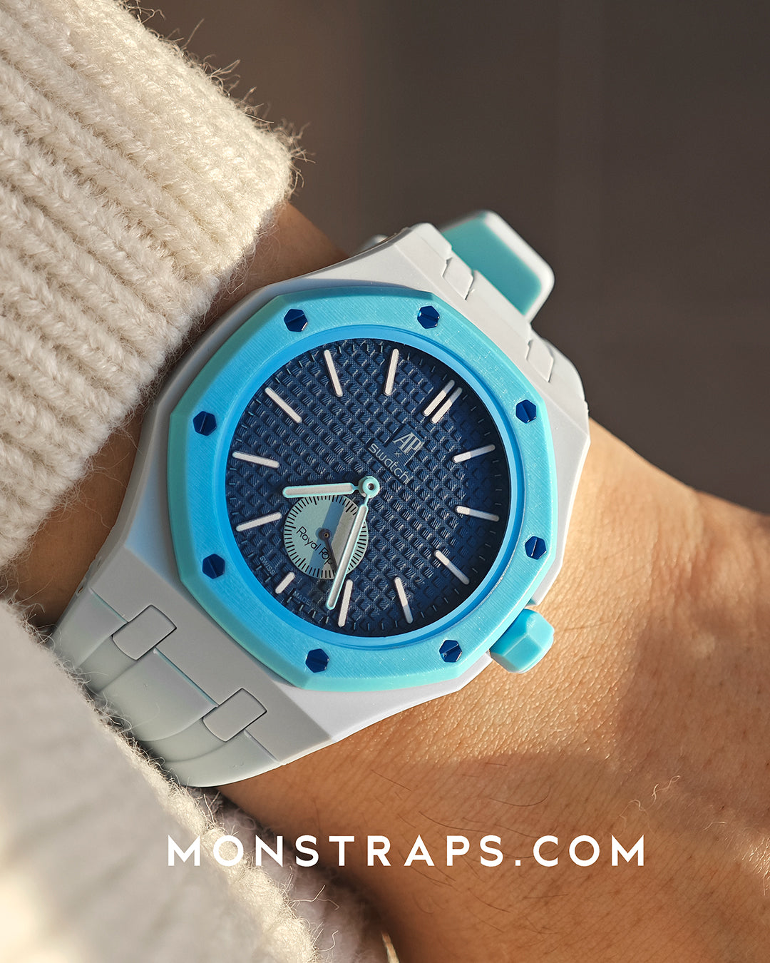 Rubber Strap Conversion for Royal Pop Otto Rosso