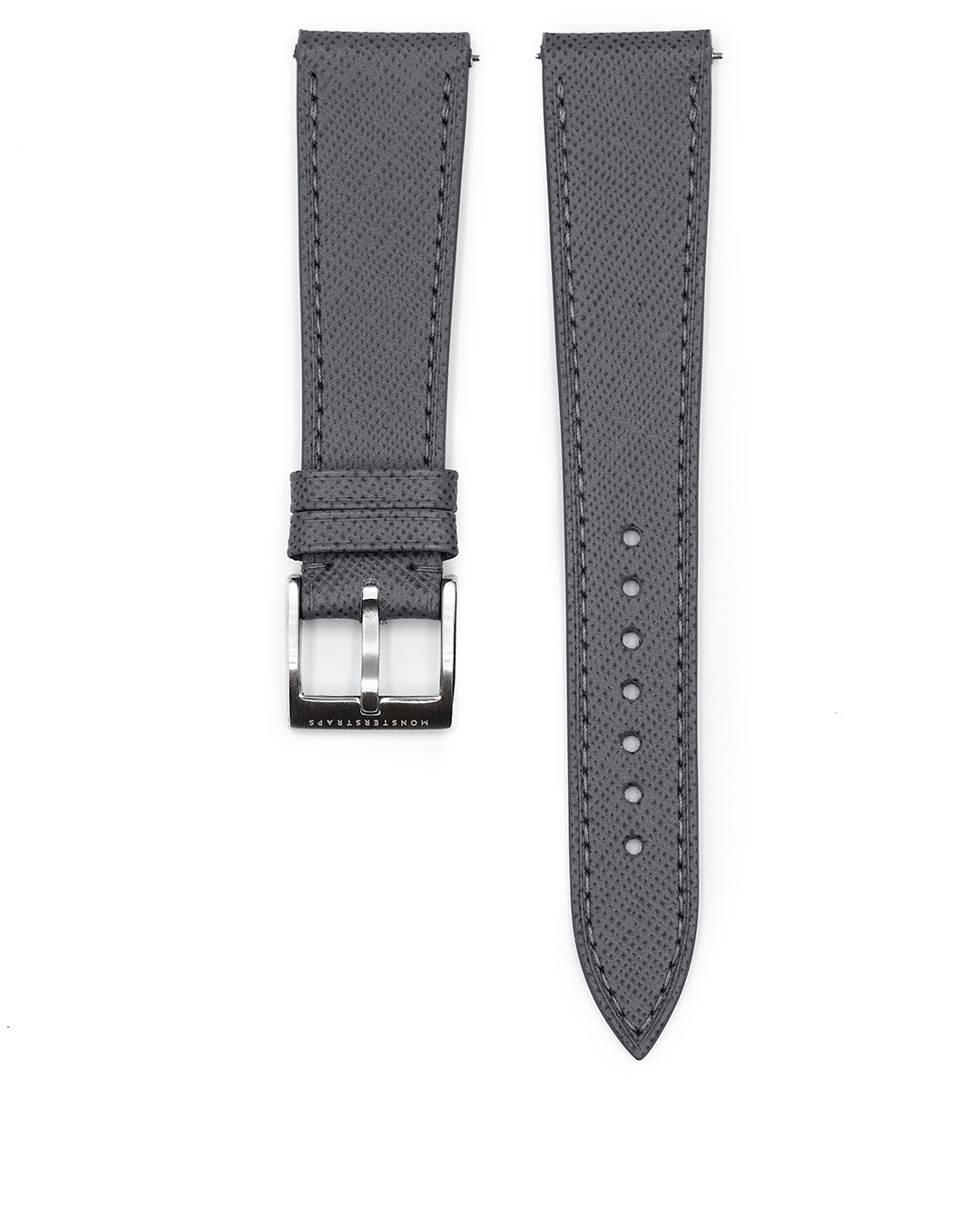 Saffiano Leather Strap (Grey)