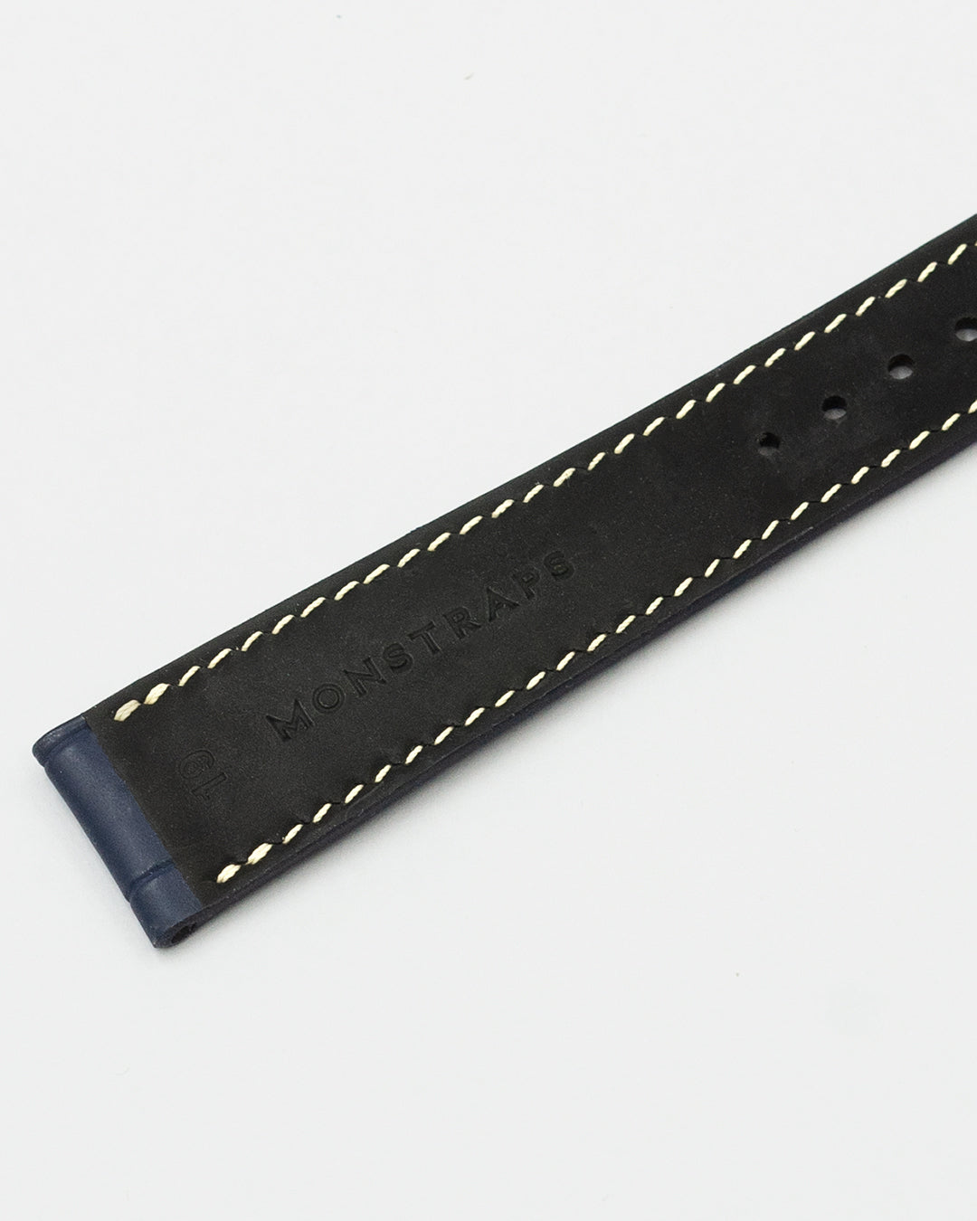 (19mm) Alligator Leather - Dark Navy