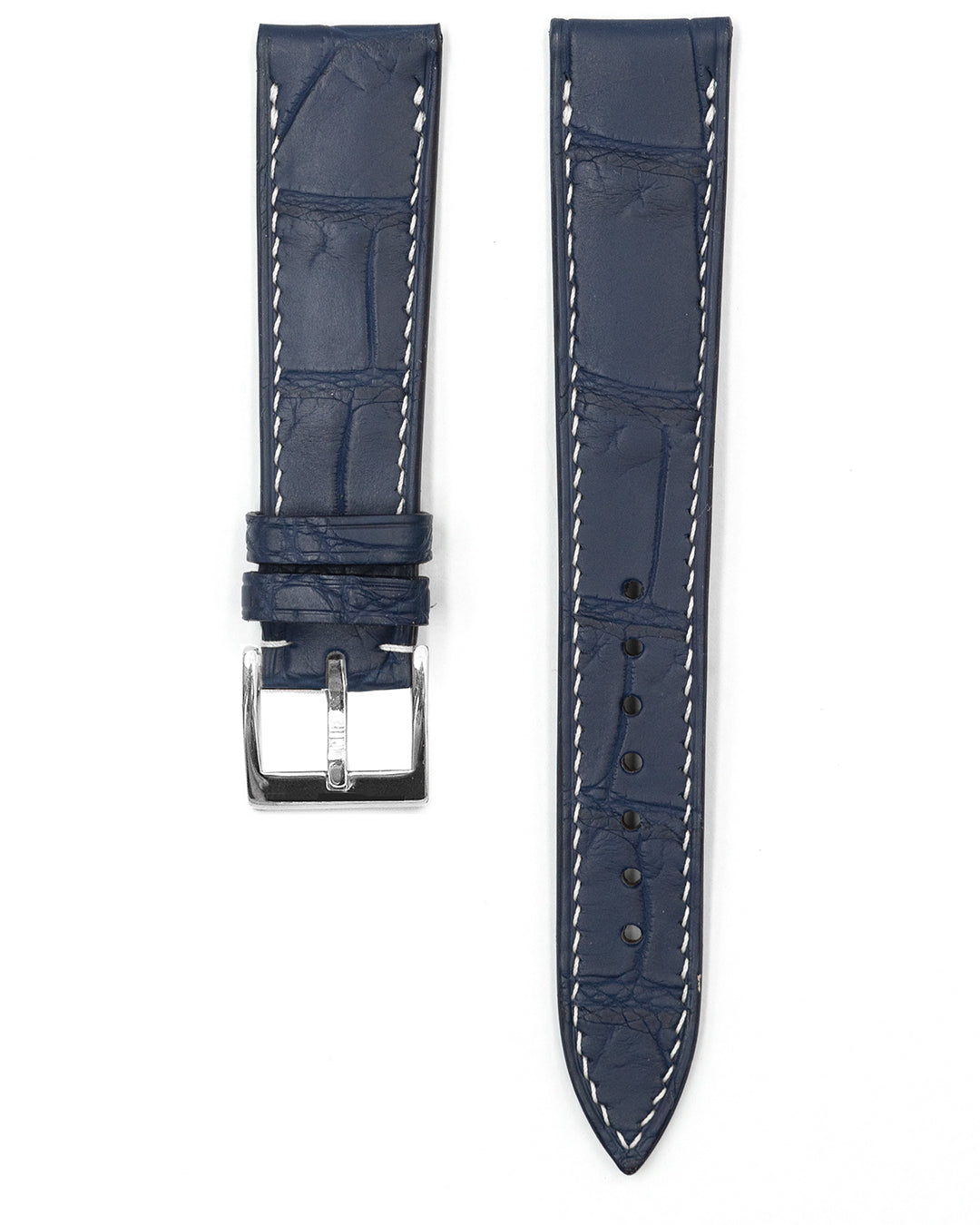 (19mm) Alligator Leather - Dark Navy