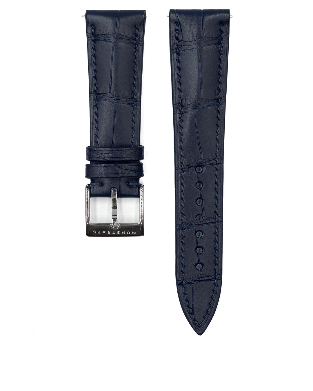 (22mm) Alligator Leather - Marine Blue