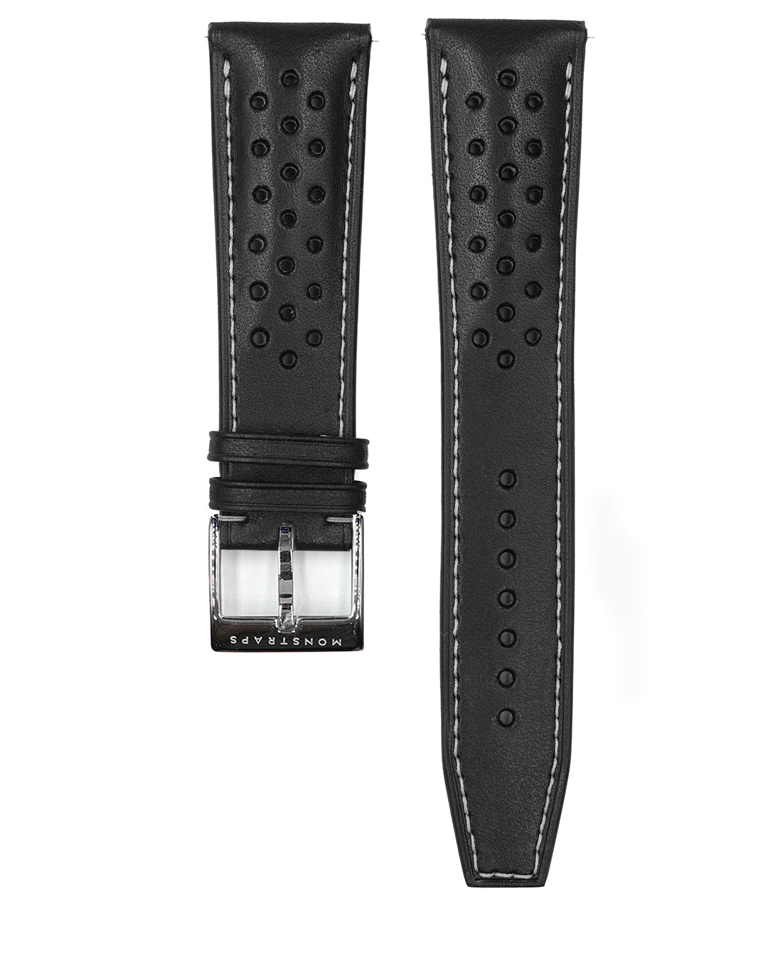 (24mm) Rally Leather - Black, Long