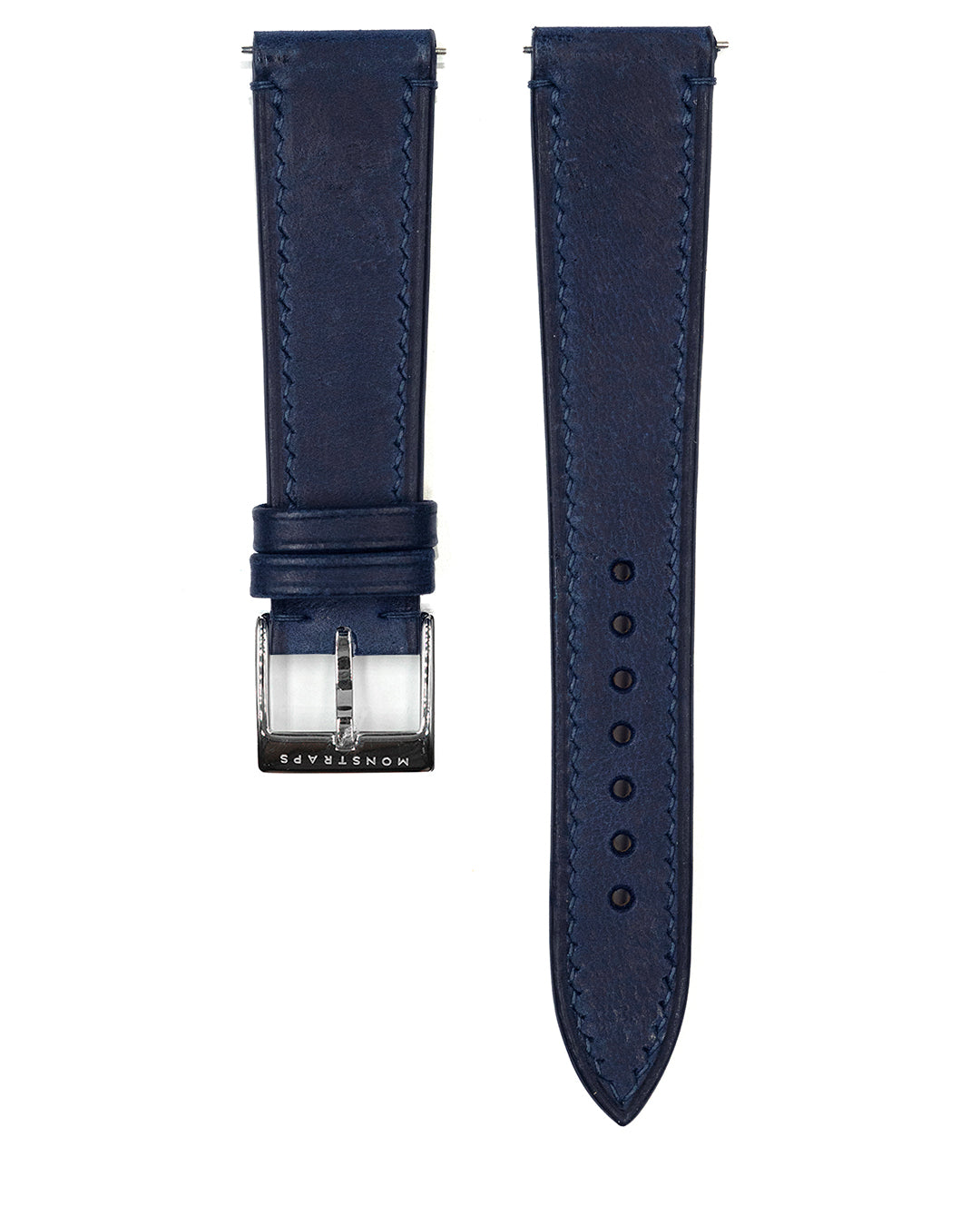 (20mm) Vintage Waxed Leather - Dark Blue