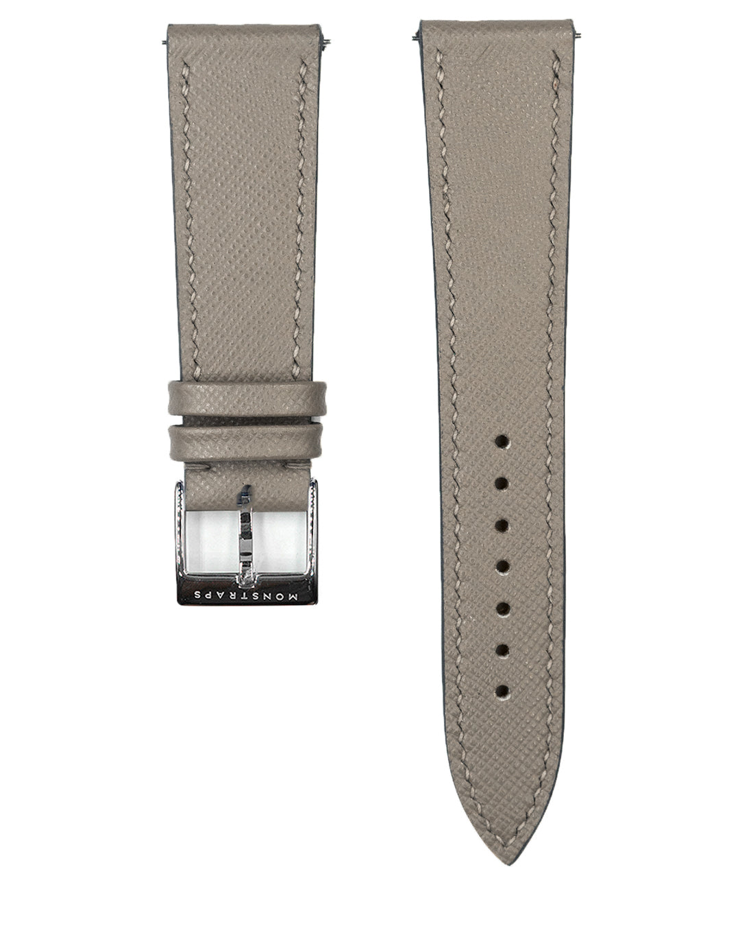 (22mm) Saffiano Leather - Grey Taupe , Regular