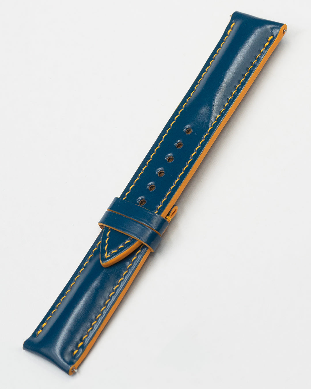 (22mm) Shell Cordovan - Blue, Short