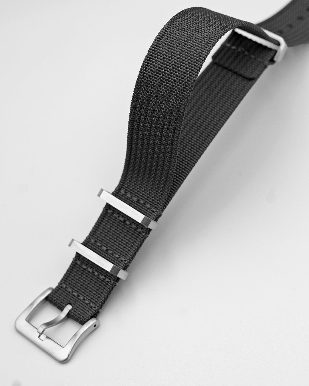 Nylon Vintage - 18mm Black (Double Pass)