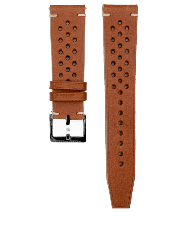 21mm) Rally Leather - Windsor Tan, Regular - Monstraps