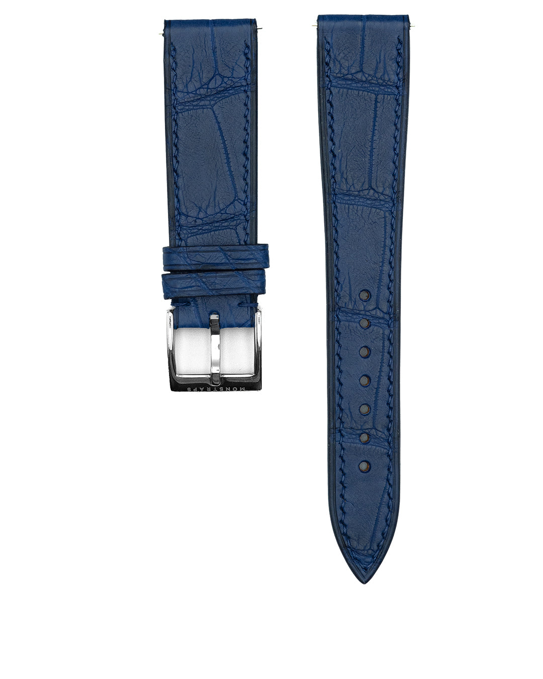 (20mm) Alligator Leather - Electric Blue, Regular
