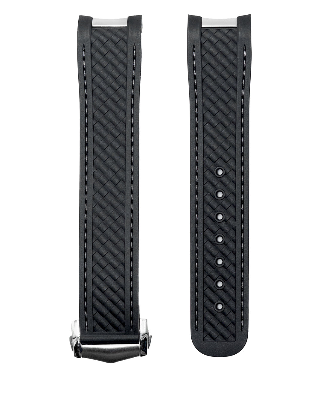 (LATEST!) FKM RUBBER- FOR AQUA TERRA 41MM (BLACK)