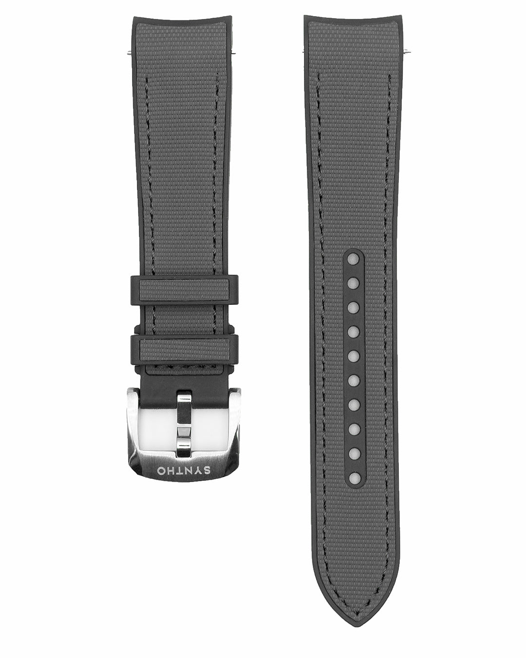 HYBRID RUBBER- FOR TUDOR BLACK BAY 58 / RANGER - BY SYNTHO (GREY)