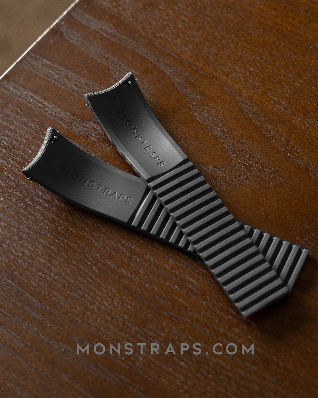 CURVED END UNIVERSAL HYBRID RUBBER (CUT TO FIT, SPRINGLEAF DEPLOYANT CLASP STYLE)