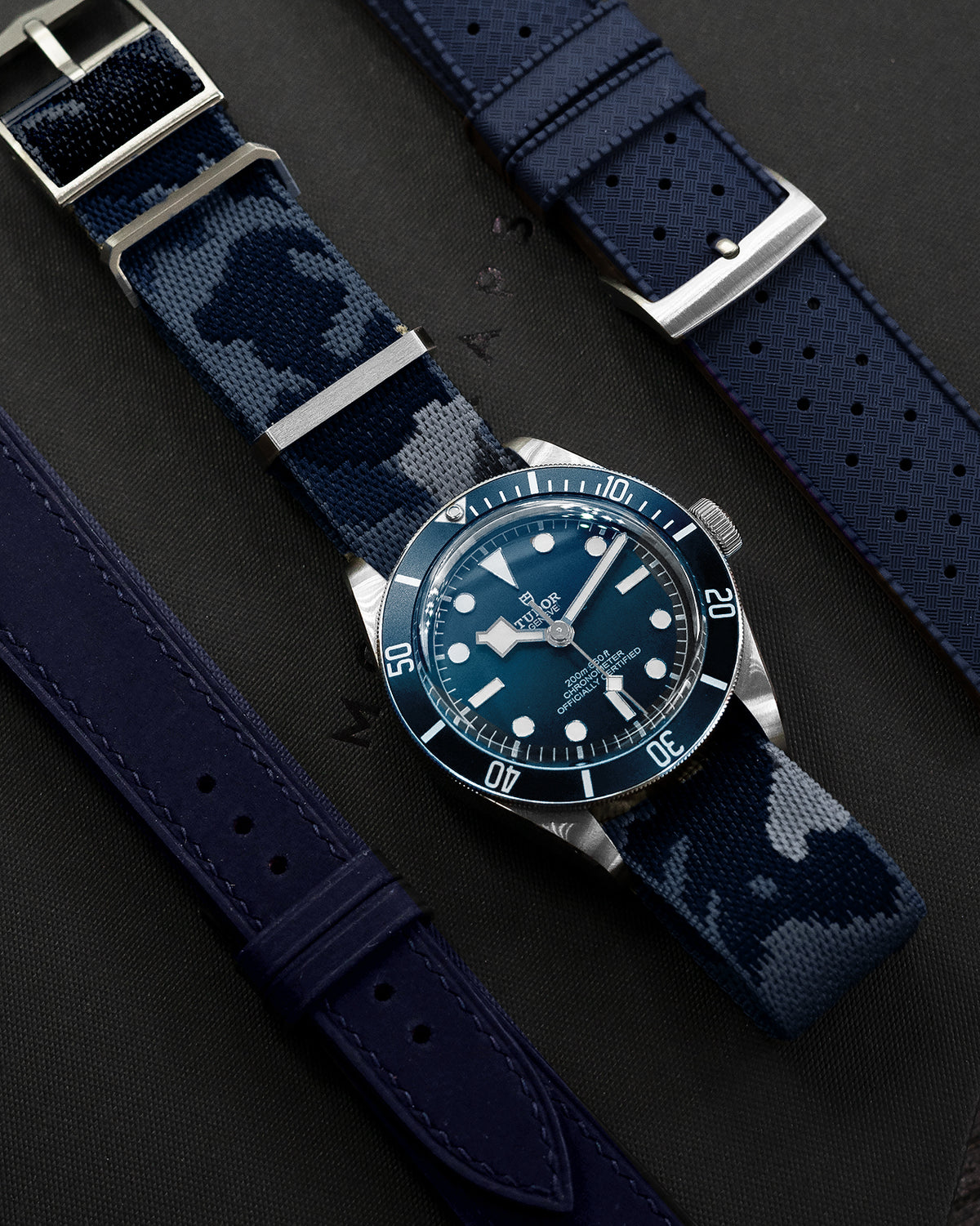 Blackbay Adjustable III - Woven Navy Camo