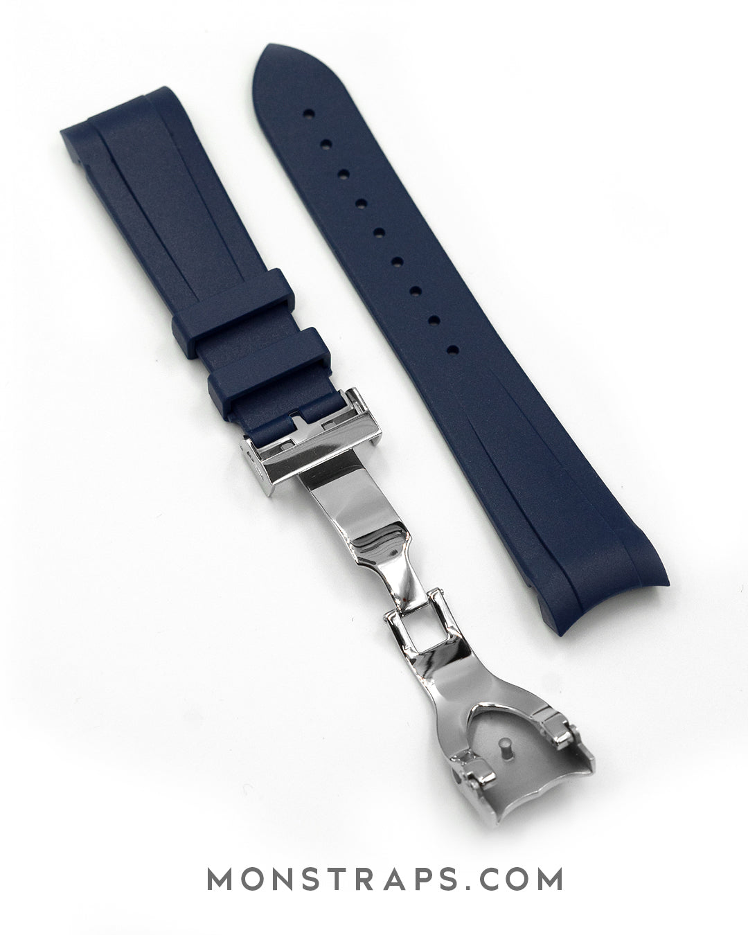 FKM RUBBER- FOR TUDOR BLACK BAY 41 / CHRONO / GMT (GREEN)