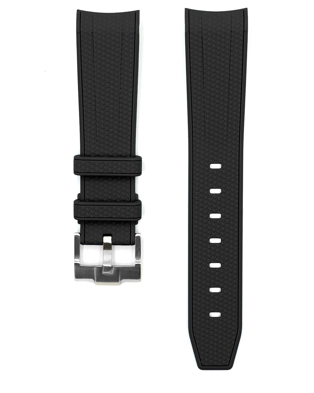 TEXTURED RUBBER - CURVED FITTED STRAP FOR MOONSWATCH - Monstraps