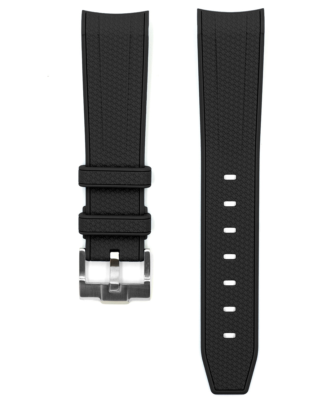 TEXTURED RUBBER - CURVED FITTED STRAP FOR MOONSWATCH