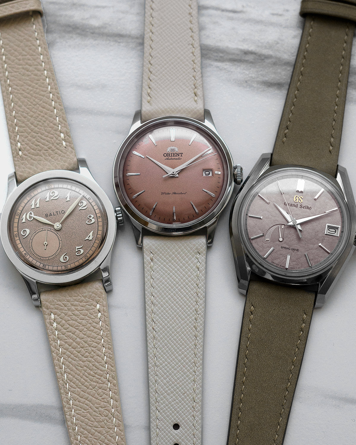 Saffiano Leather Strap (Ivory)