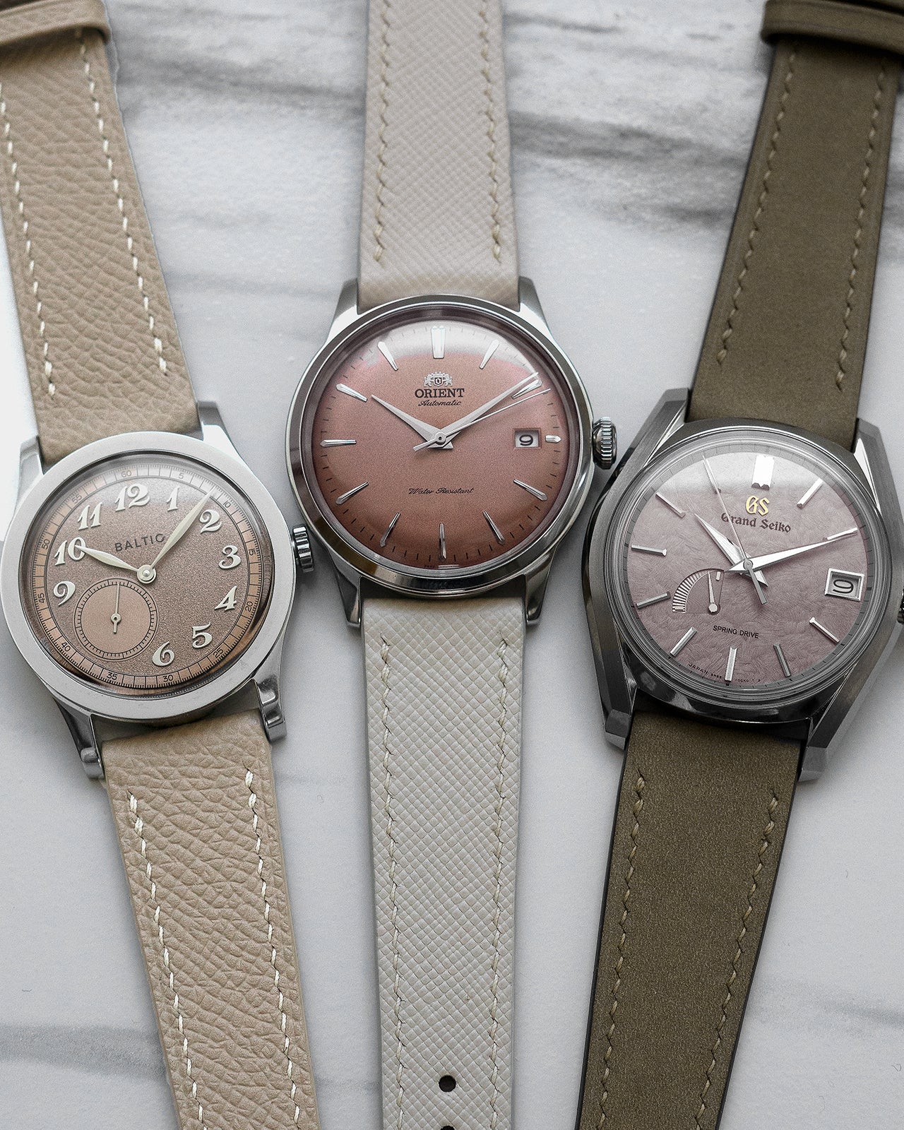 Saffiano Leather Strap (Ivory)