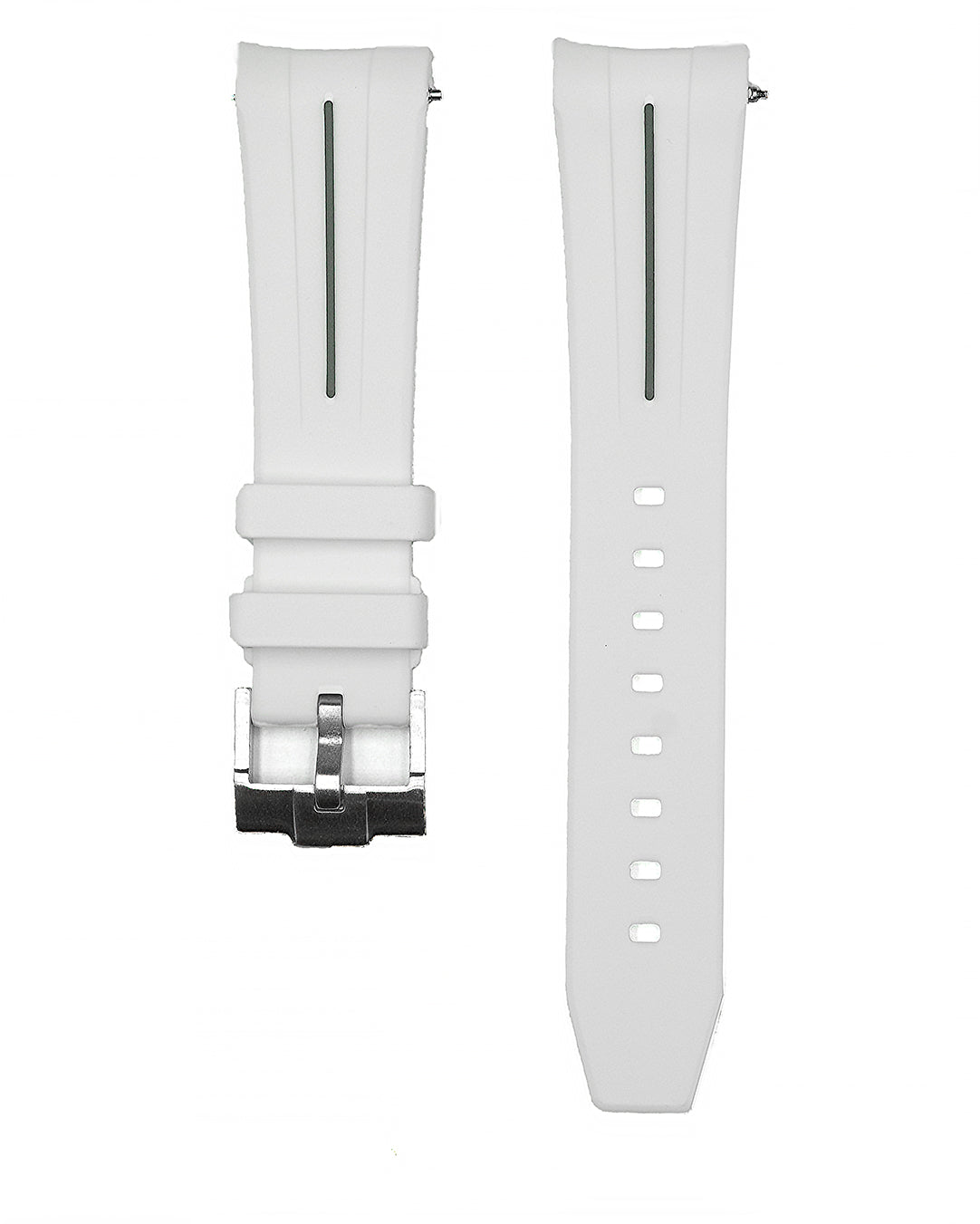 CURVED FITTED RUBBER STRAP - FOR BLANCPAIN SWATCH SERIES (ALL COLOURS)