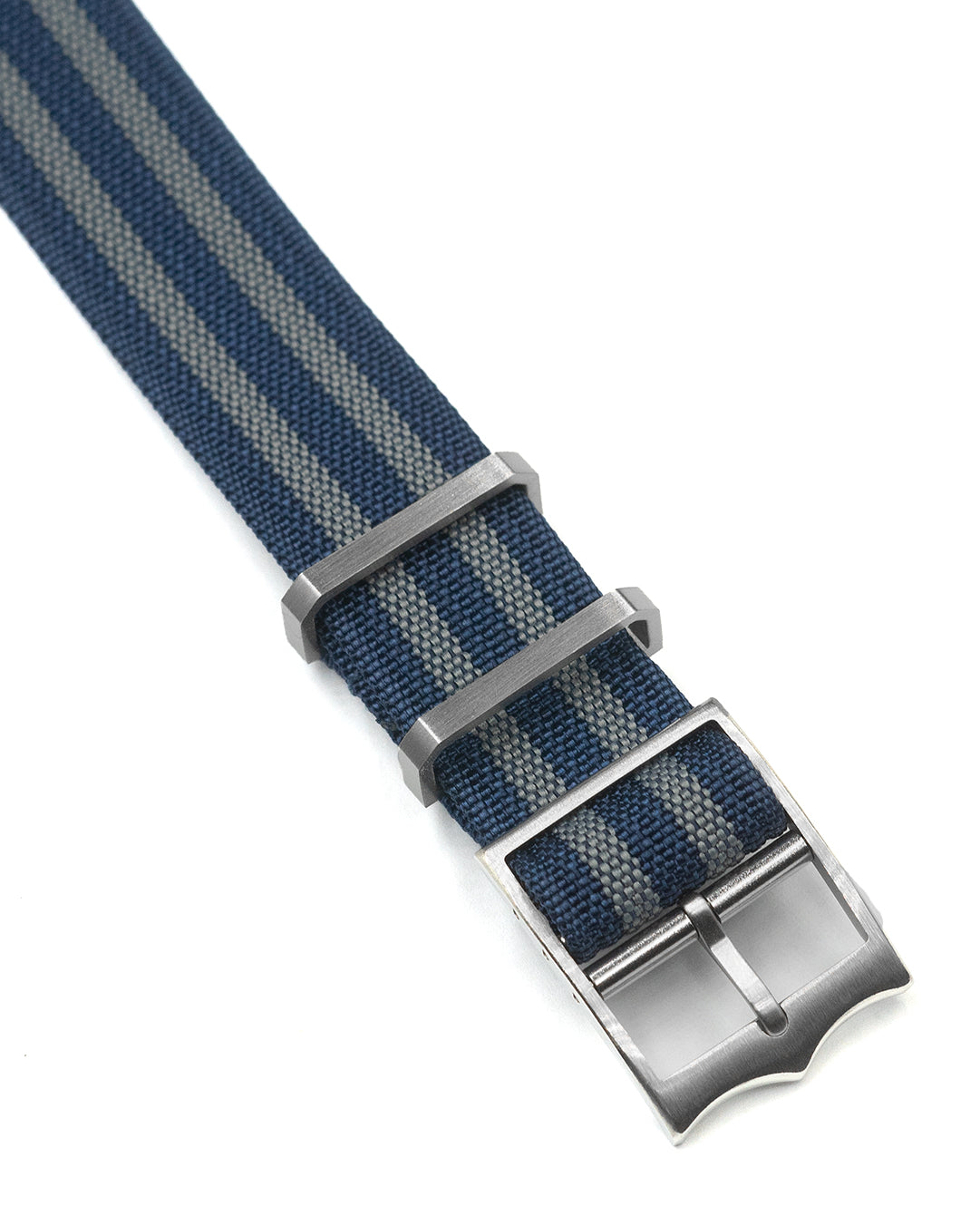 Blackbay Adjustable III - Navy Blue Double Grey Stripe