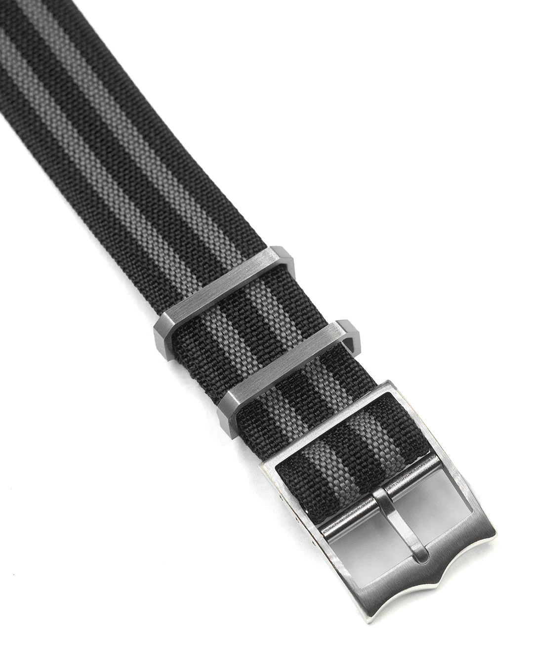 Blackbay Adjustable III - Black Double Grey Stripe
