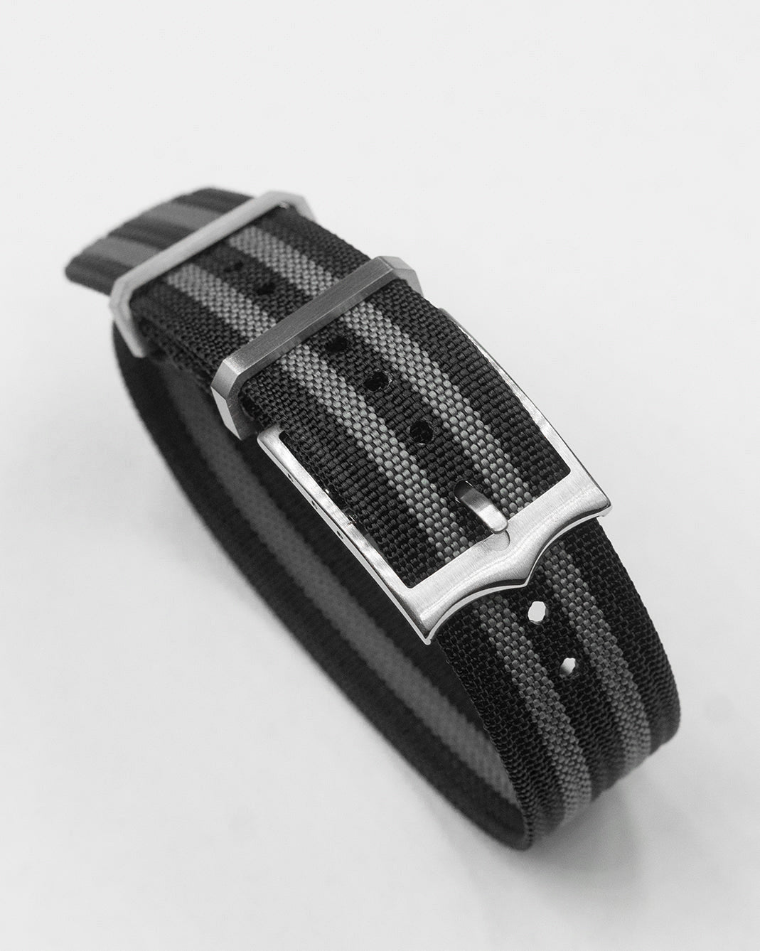 Blackbay Adjustable III - Black Double Grey Stripe