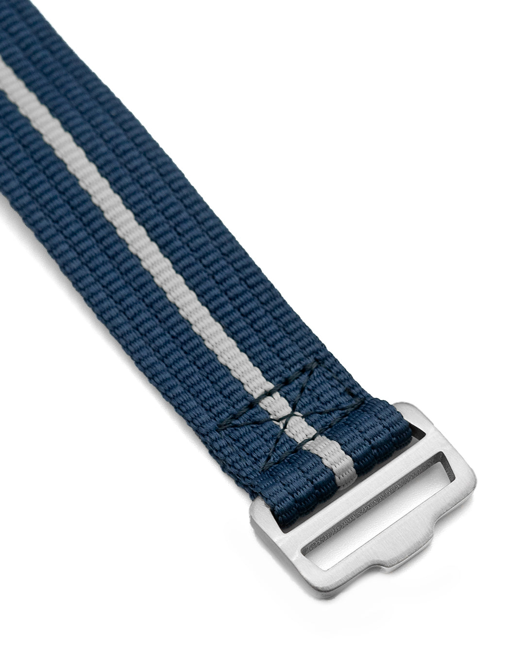 Velcro Premium - Navy with White Stripe