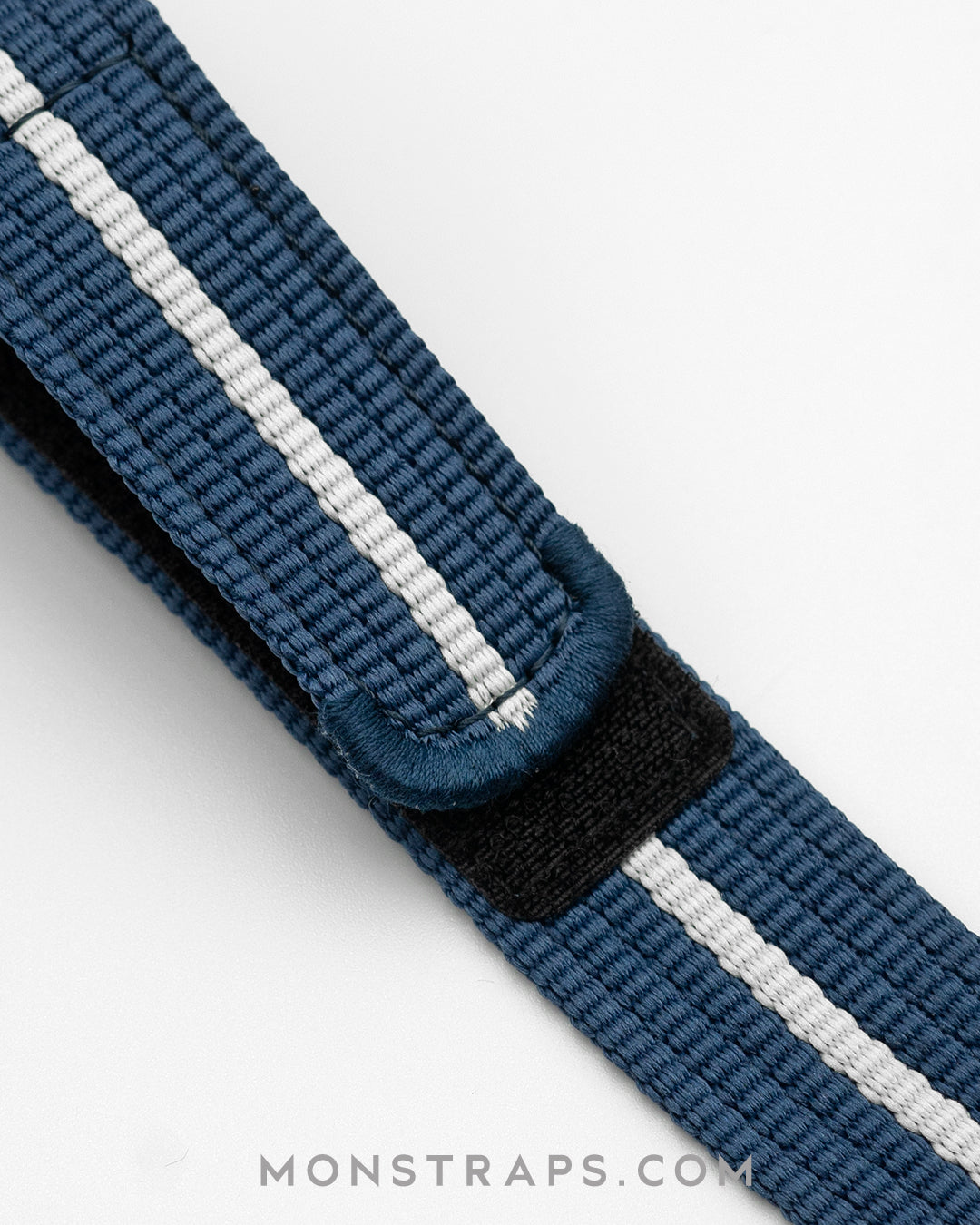 Velcro Premium - Navy with White Stripe