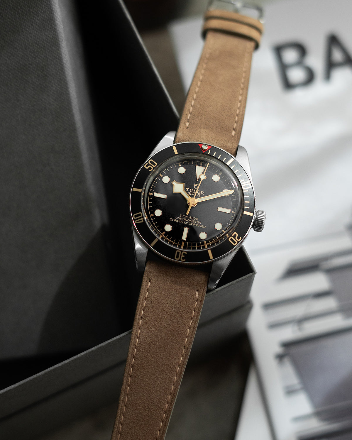 Nubuck Leather Strap (Light Sand)