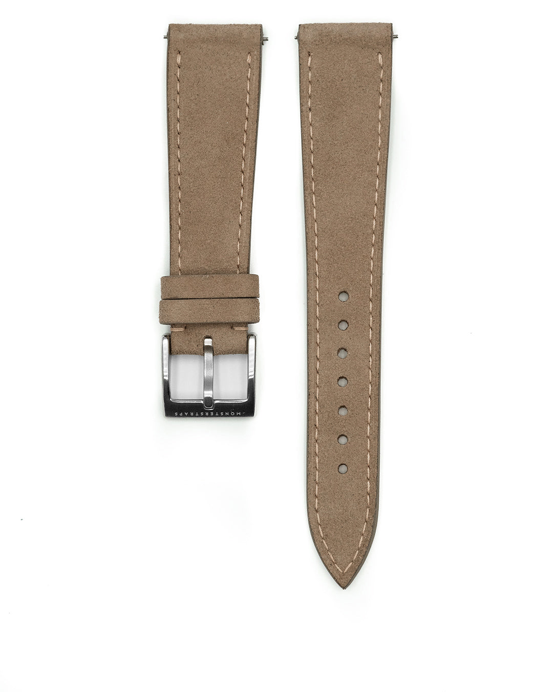 Nubuck Leather Strap (Light Sand) - Monstraps
