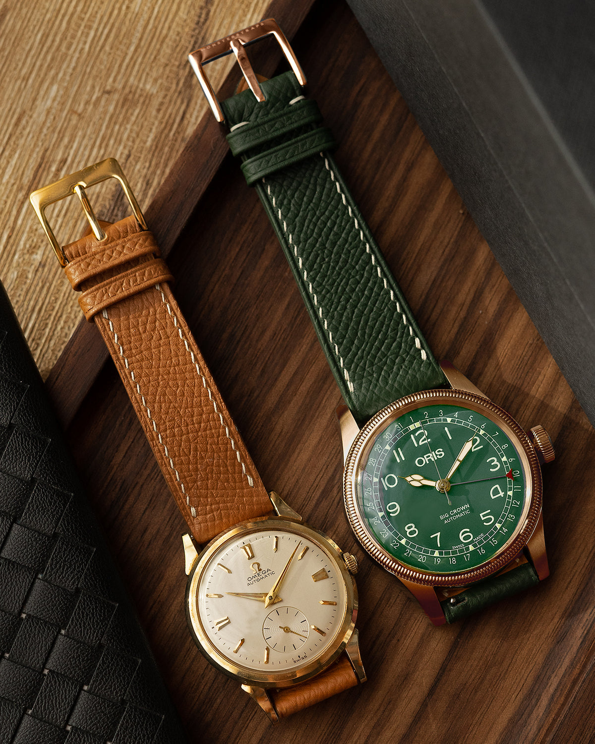 Epsom Leather Strap (Royal Green)