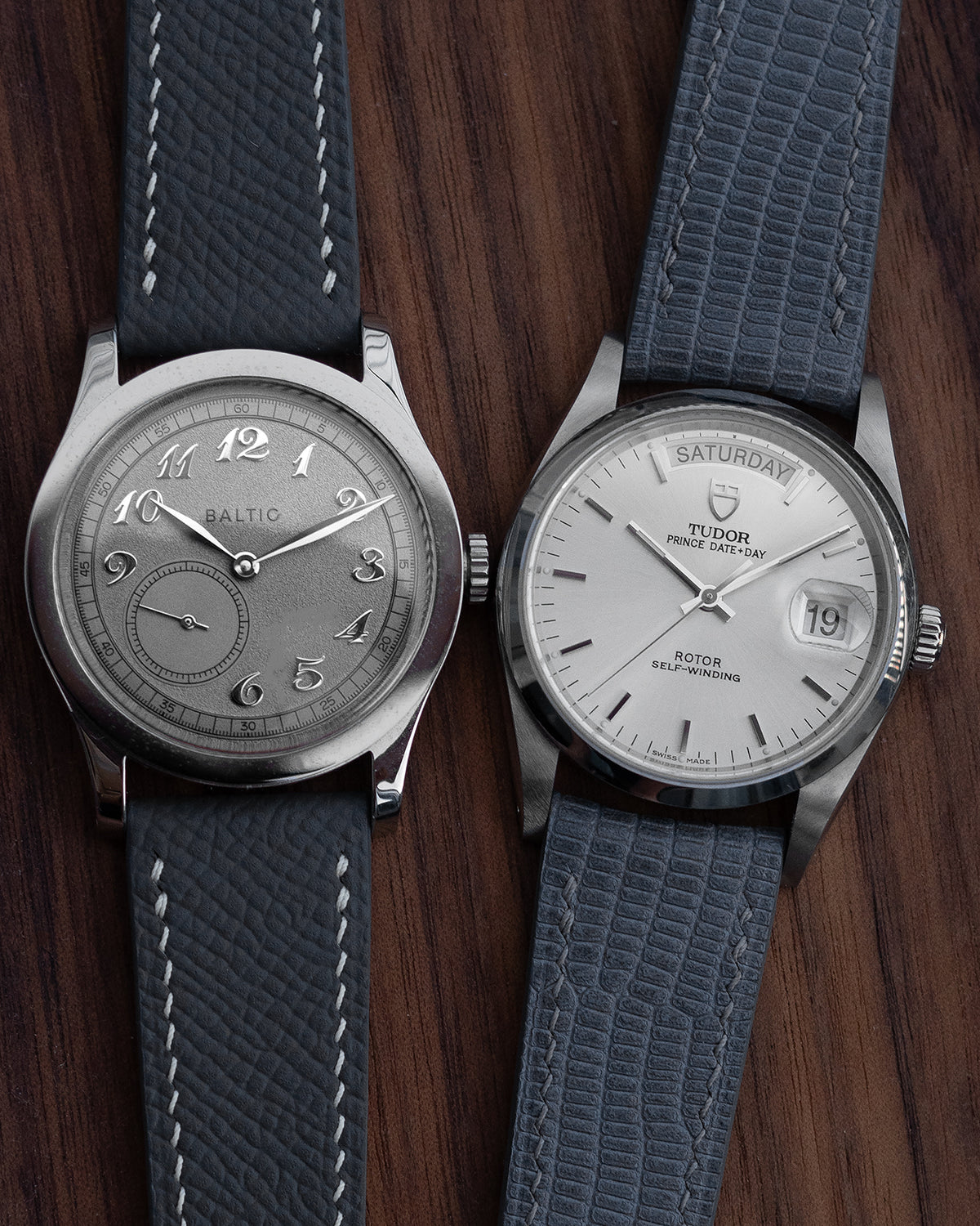 Epsom Leather Strap (Steel Grey)