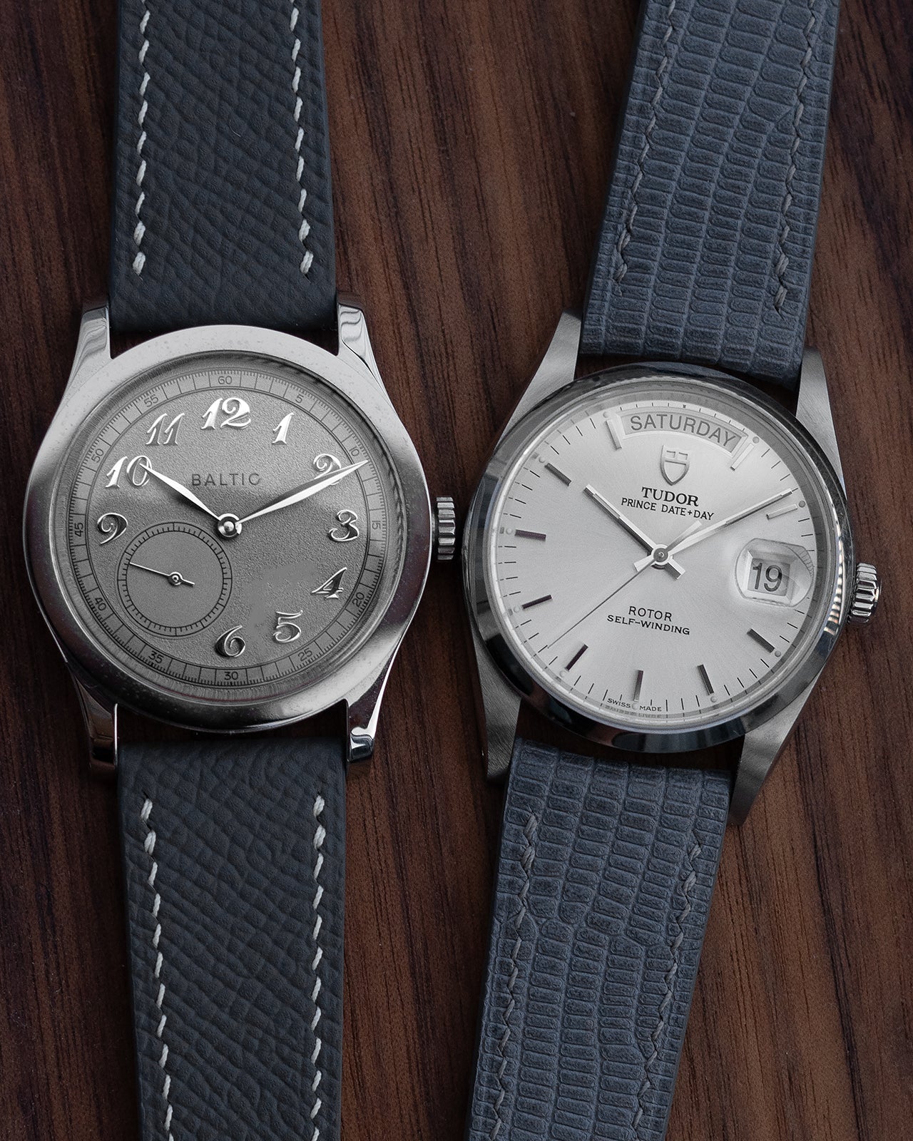 Epsom Leather Strap (Steel Grey)