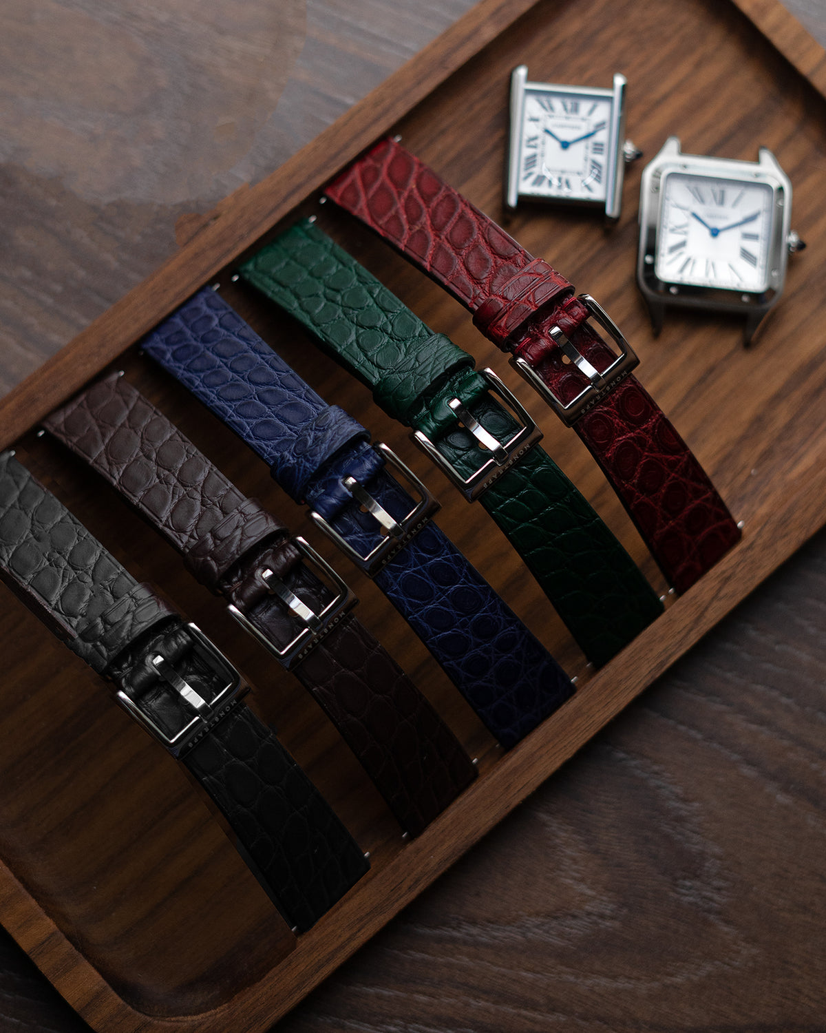 Custom - Alligator Flank Leather Strap (Round Scales)