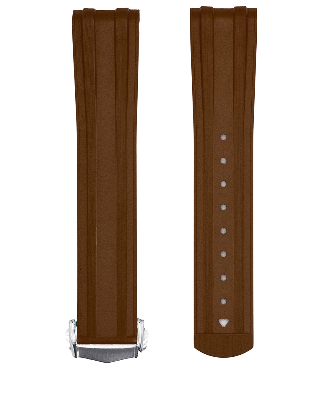 FKM RUBBER - FOR SEAMASTER DEPLOYANT STYLE (BROWN)