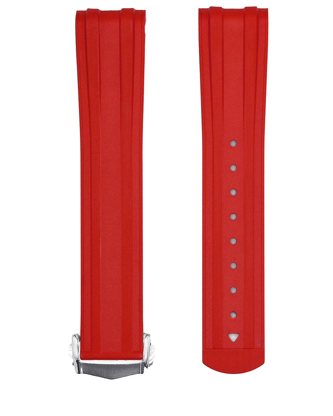 メガドッグ・マグナムザラスプーク FKM RUBBER - FOR SEAMASTER DEPLOYANT STYLE (RED) - Monstraps