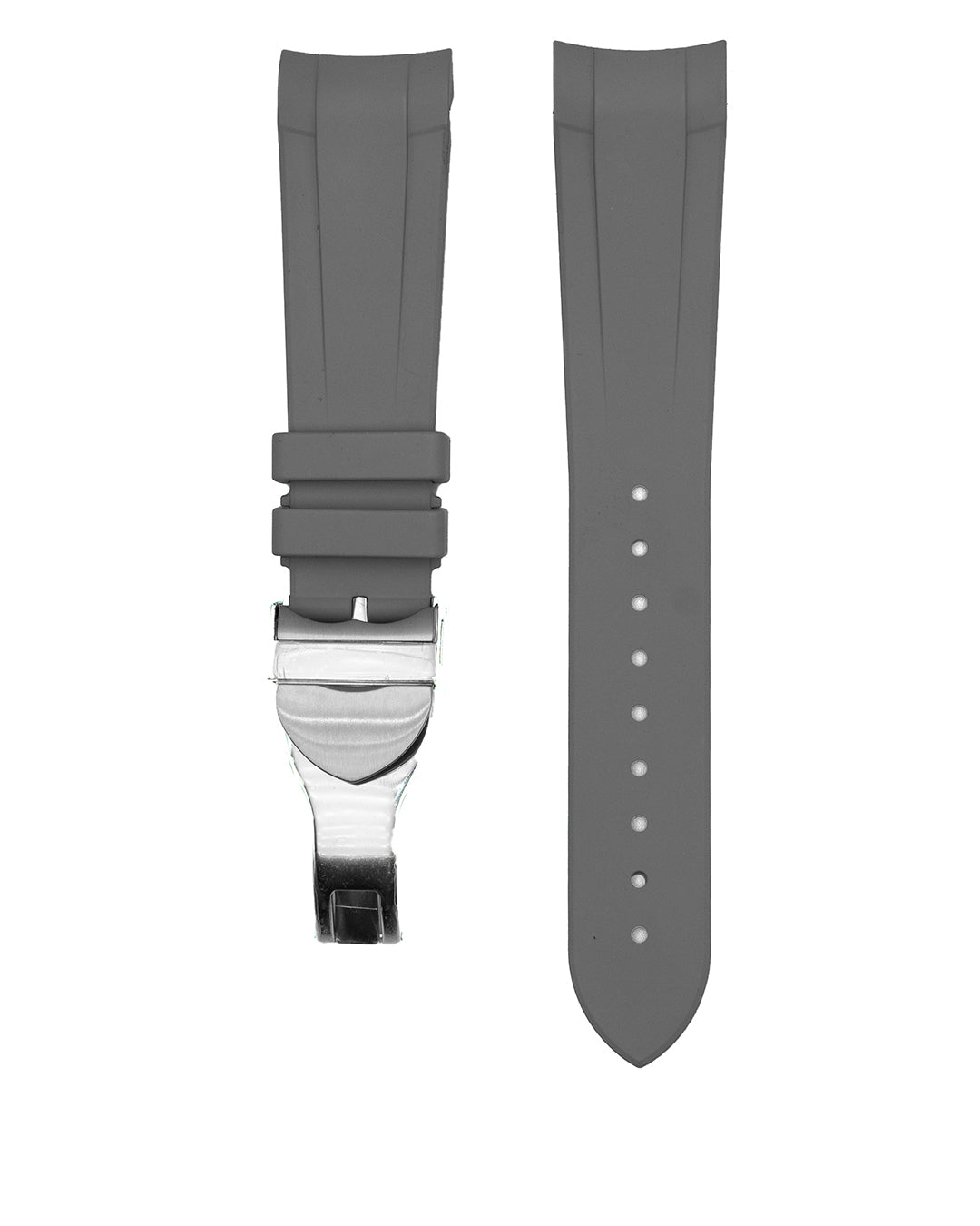 FKM RUBBER- FOR TUDOR BLACK BAY 41 / CHRONO / GMT (GREY)