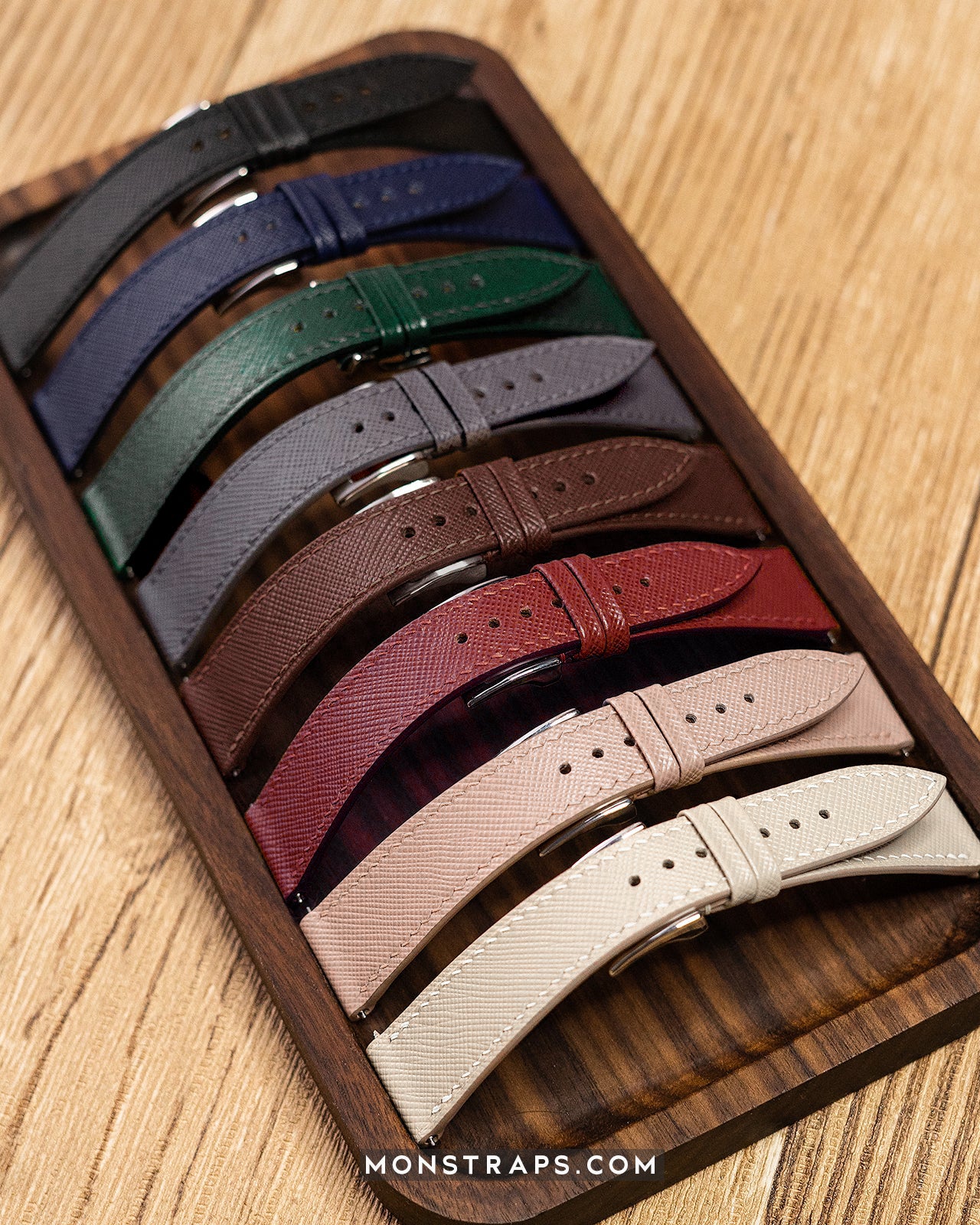 Custom - Saffiano Leather Strap - Monstraps