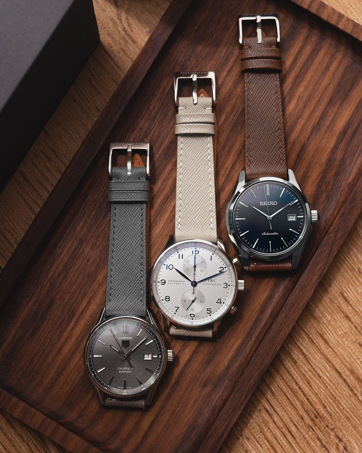 Saffiano Leather Strap (Ivory)