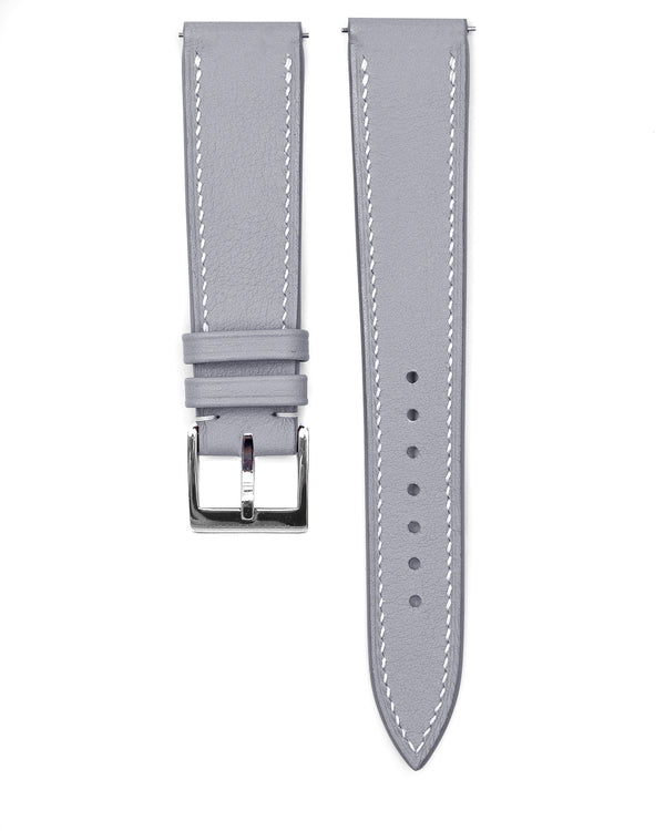 Swift Leather Strap (Dolphin Grey) - Monstraps