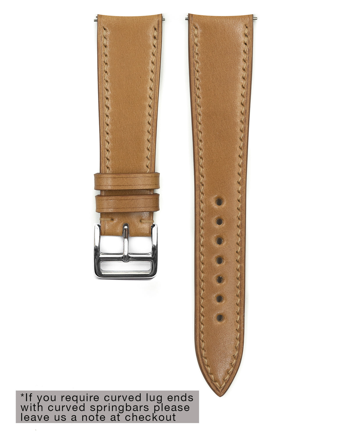 Shell Cordovan Strap (Caramel)