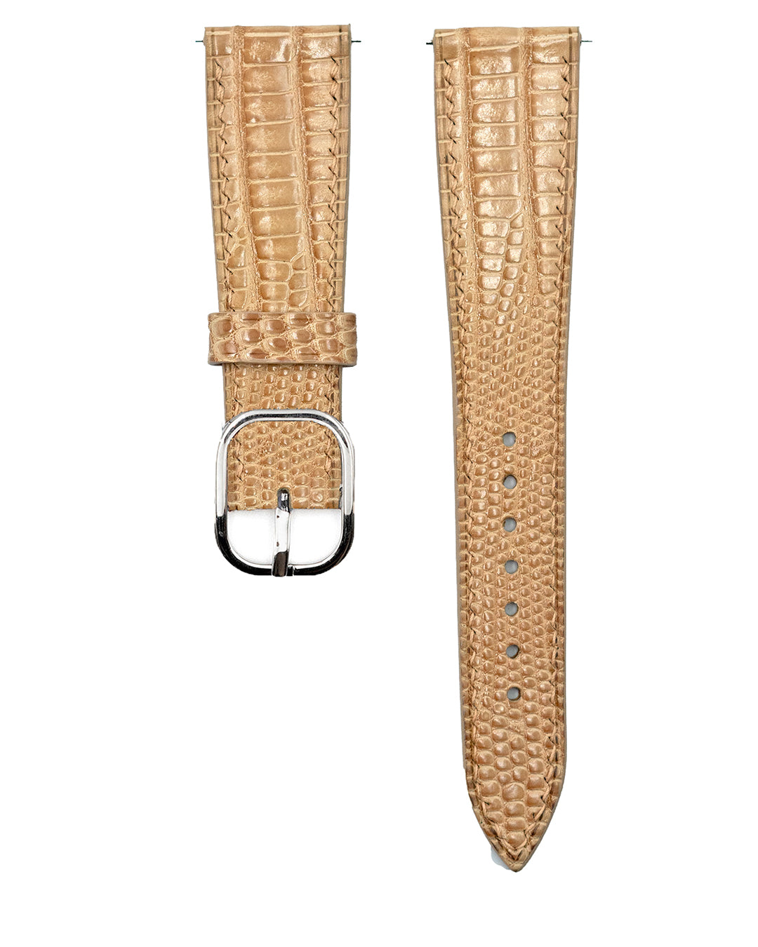 (21mm) Lizard Leather - Light Tan (Semi matte, Regular)