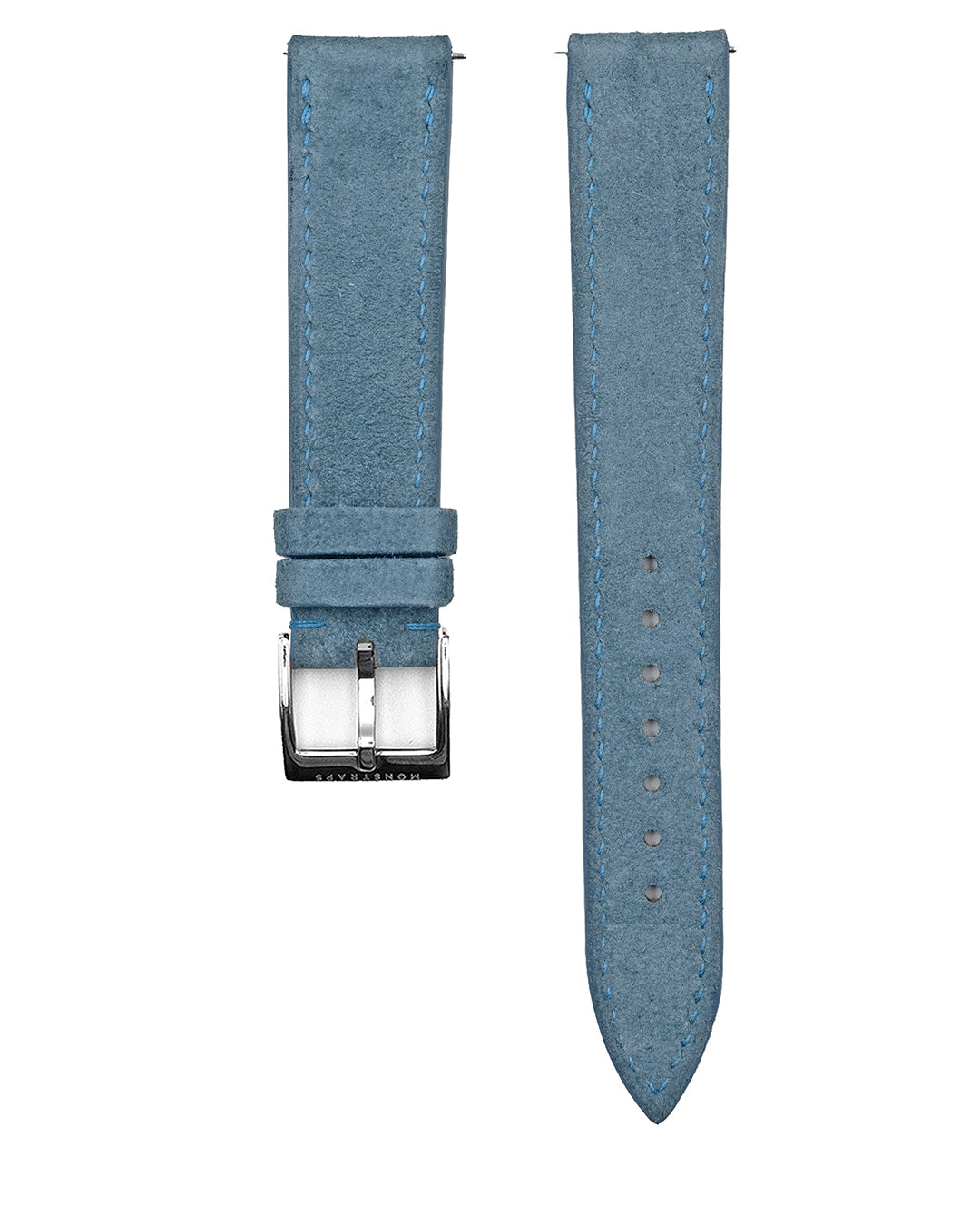 (18mm) Nubuck Leather - Steel Blue (Regular)