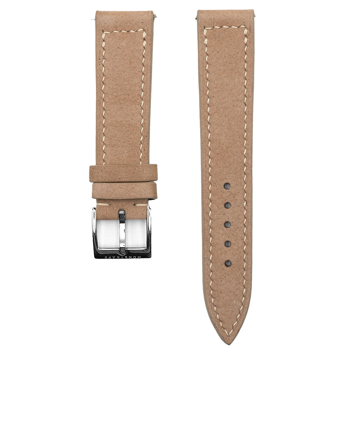 (18mm) Nubuck Leather - Light Sand (Short)