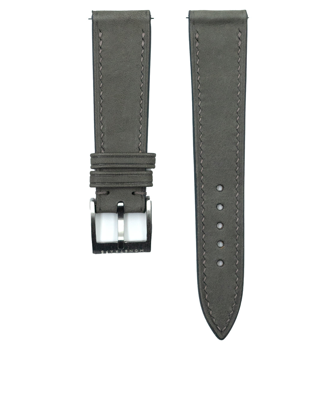 (19mm) Nubuck Leather - Slate Blue (Short)