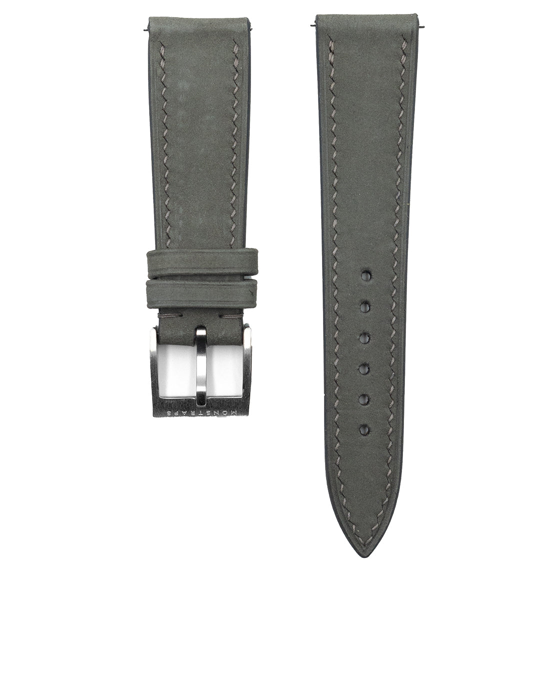 (20mm) Nubuck Leather - Slate Blue (Short)