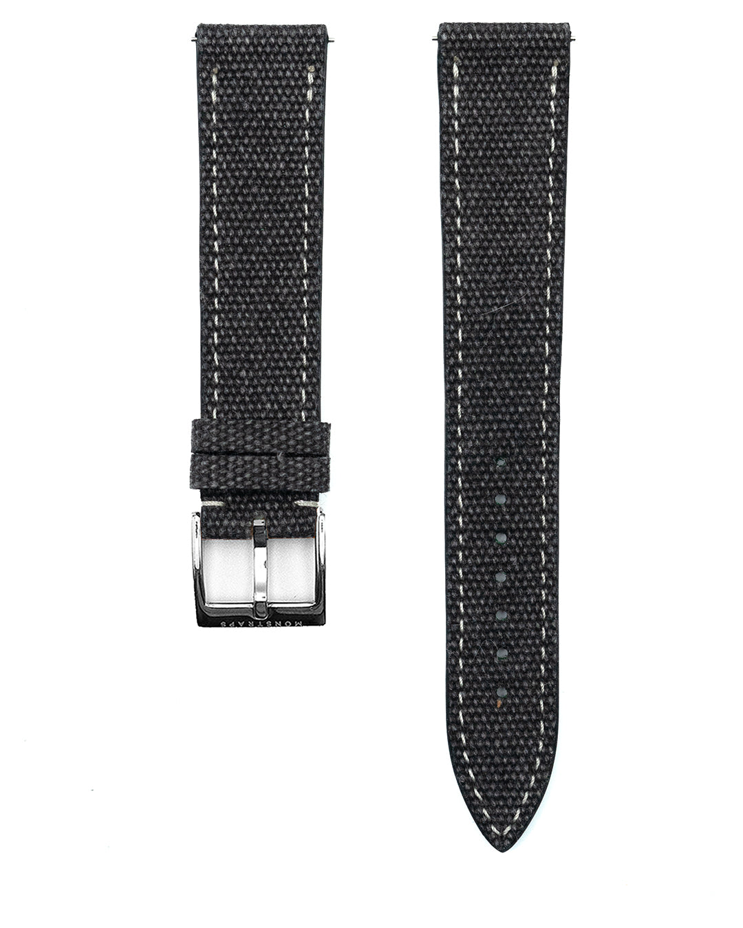 (20mm) Vintage Canvas - Aged Black (Long)