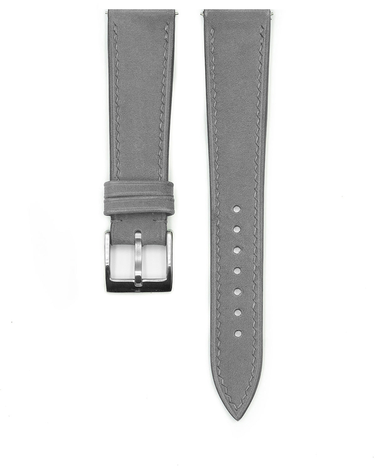 Nubuck Leather Strap (Light Grey)